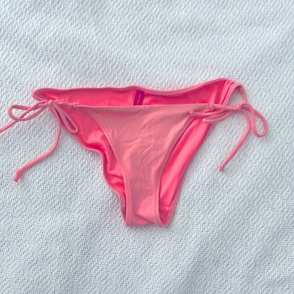 Victoria’s Secret peach pink tie bikini bottom